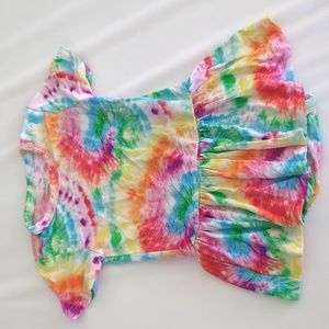 posh peanut twirl bodysuit dress 3-6mo